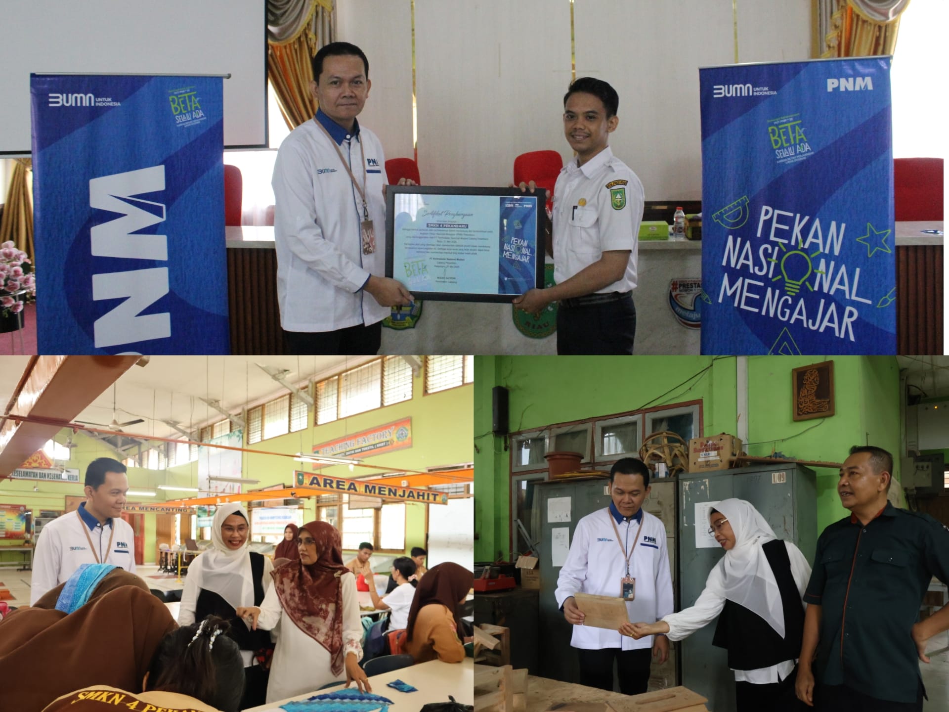 Kunjungan PNM di SMK Negeri 4 Pekanbaru