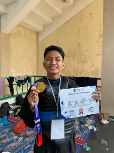 SMKN 4 Pekanbaru Bangga! Fadly Gabriel Hutagaol Meraih Emas di Ajang Kadispora Riau Cup 2025